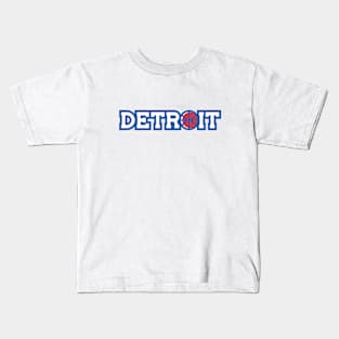 Detroit basketball city Kids T-Shirt